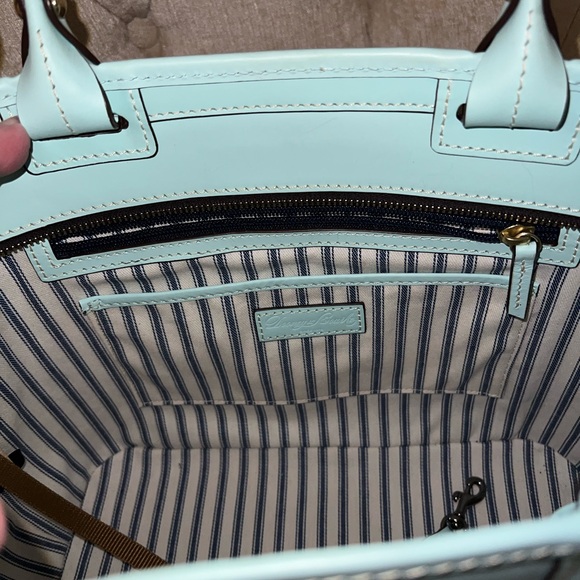 Dooney & Bourke Pale Blue Beacon Zip Tote - Picture 7 of 15